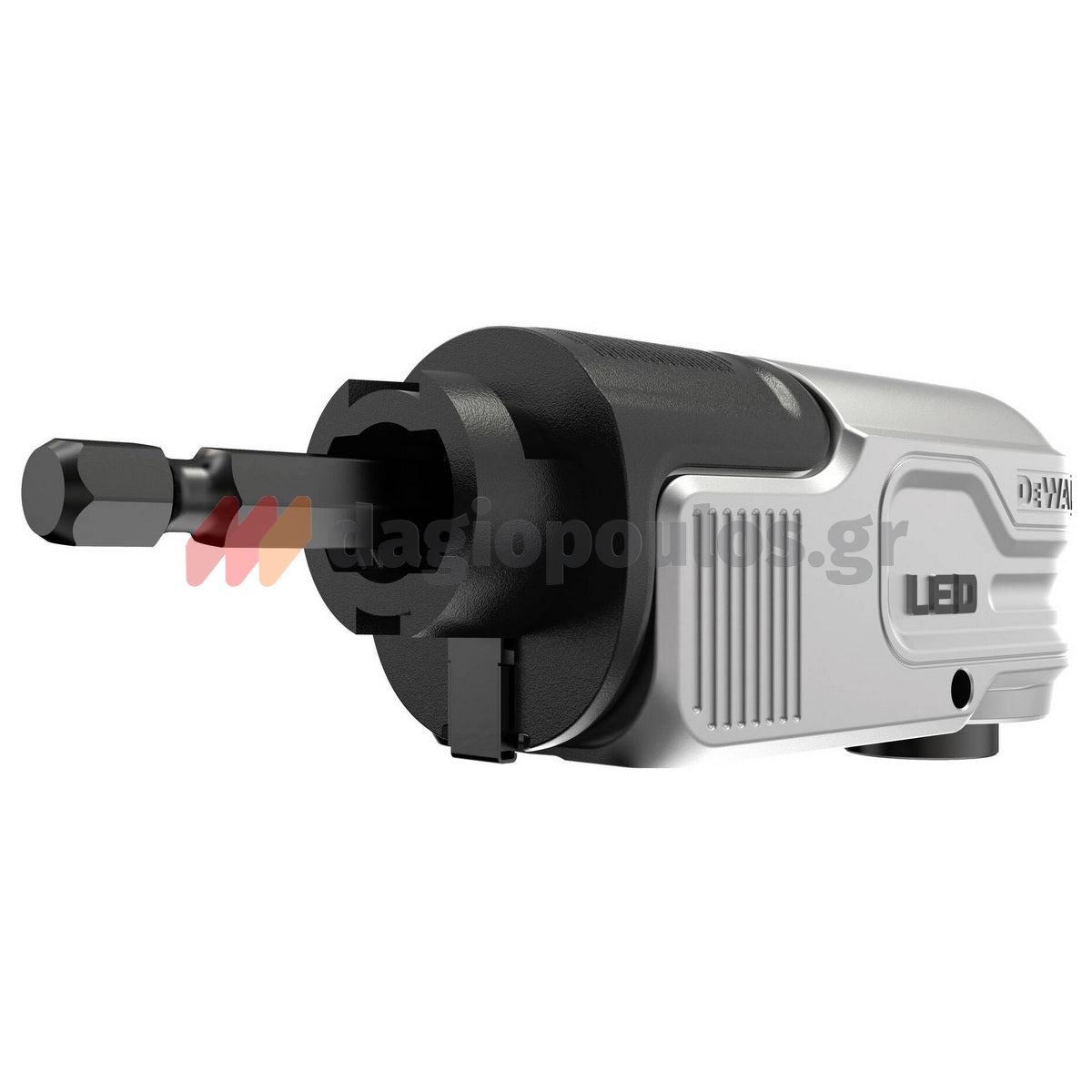 DeWalt DTLRA‑QZ LED Γωνιακή Κεφαλή - Τσοκ Με Φωτισμό LED