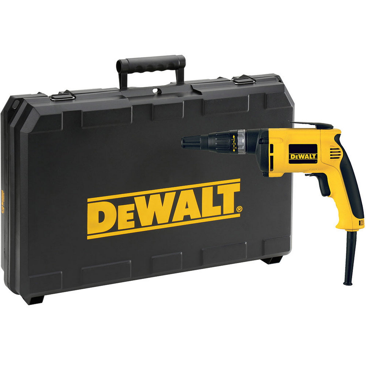 DeWalt DW275KN-QS Ηλεκτρικό Κατσαβίδι Γυψοσανίδας 540W Υψηλής Ταχύτητας Με Βαλίτσα