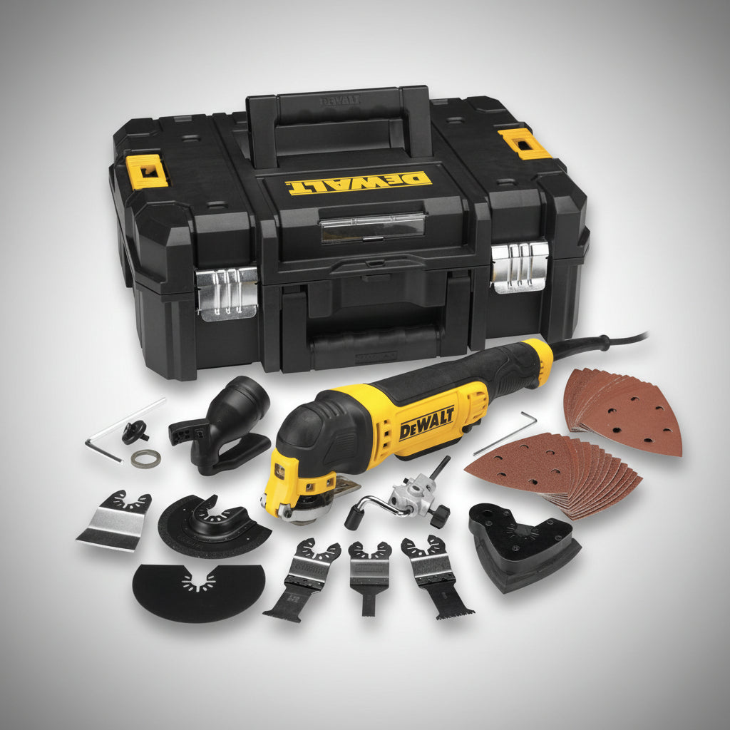 DeWalt DWE315KT Ηλεκτρικό Πολυεργαλείο 300W Με Εξαρτήματα & Βαλίτσα T-Stak