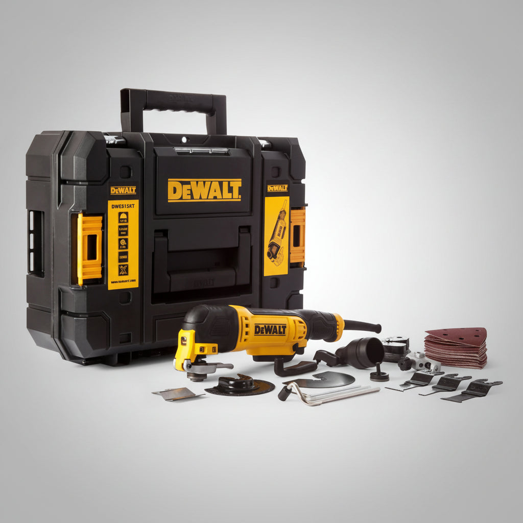 DeWalt DWE315KT Ηλεκτρικό Πολυεργαλείο 300W Με Εξαρτήματα & Βαλίτσα T-Stak
