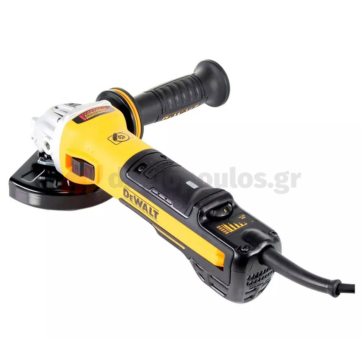 DeWalt DWE4357-QS Brushless Ηλεκτρικός Γωνιακός Τροχός 1700W 125mm ΡΥΘΜΙΖΟΜΕΝΟΣ