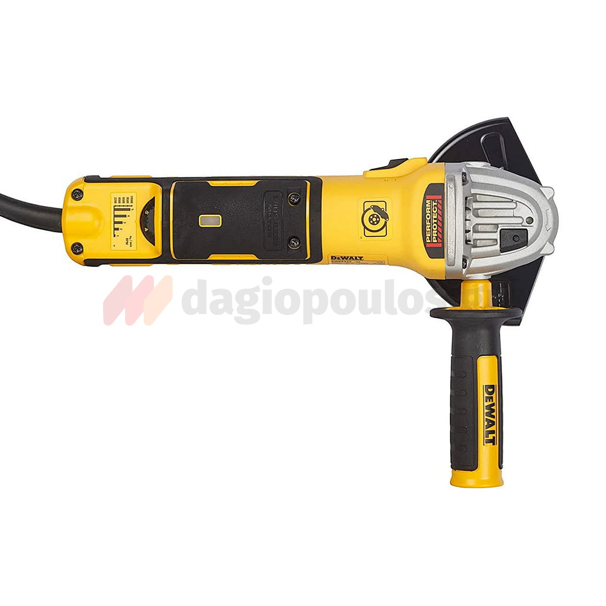 DeWalt DWE4357-QS Brushless Ηλεκτρικός Γωνιακός Τροχός 1700W 125mm ΡΥΘΜΙΖΟΜΕΝΟΣ