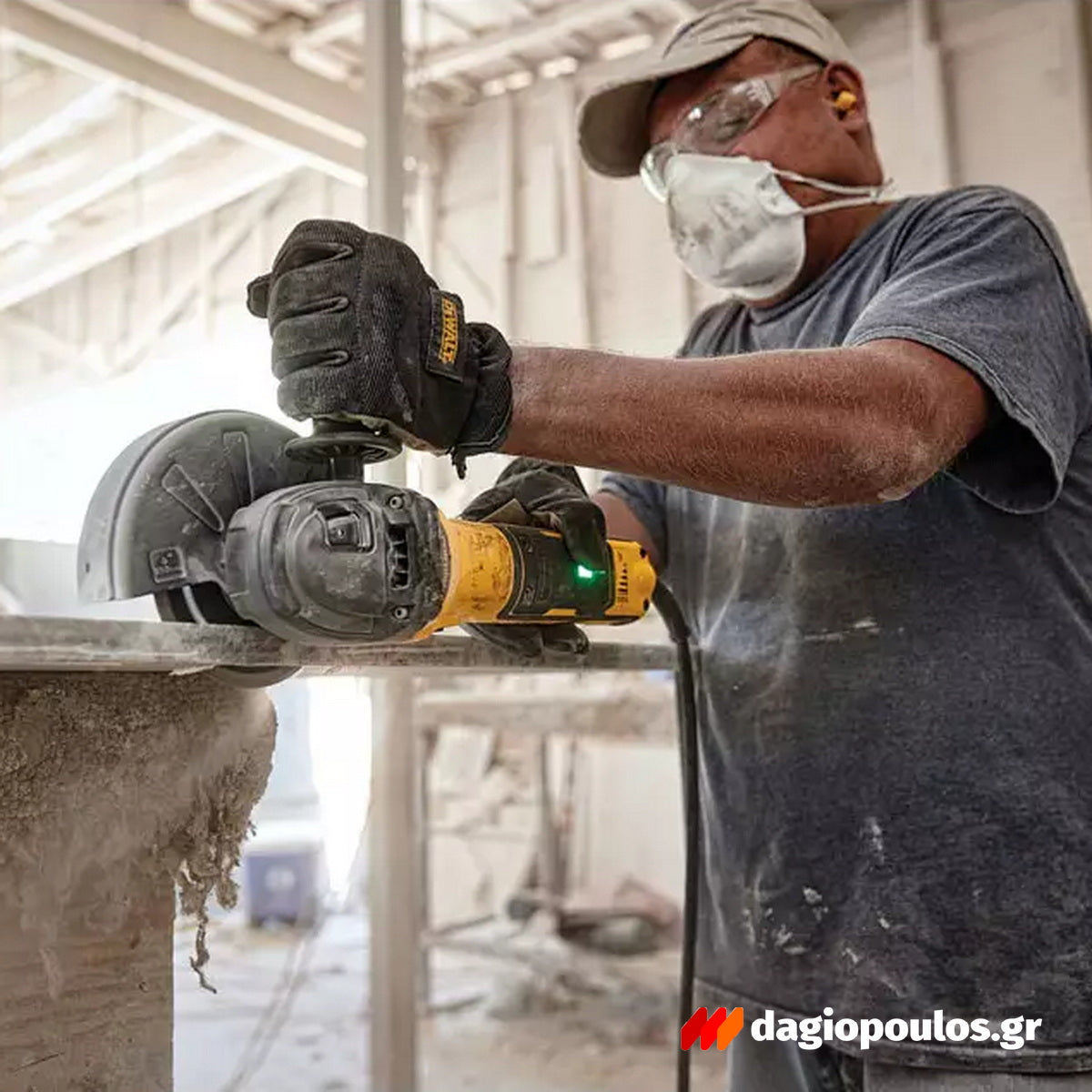 DeWalt DWE4357-QS Brushless Ηλεκτρικός Γωνιακός Τροχός 1700W 125mm ΡΥΘΜΙΖΟΜΕΝΟΣ