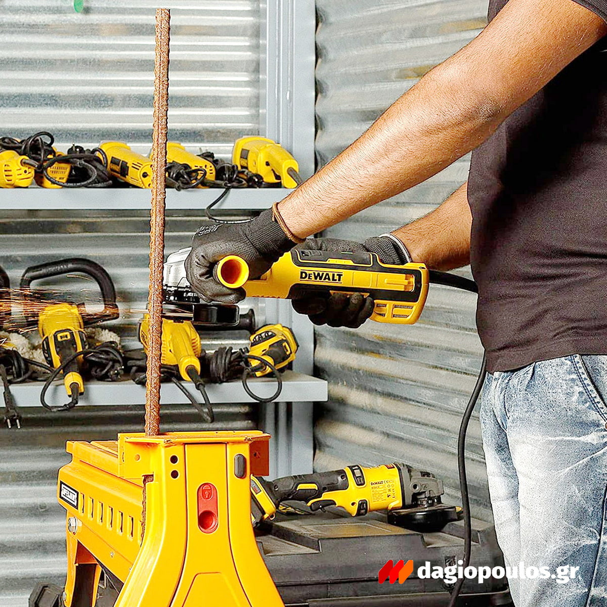 DeWalt DWE4357-QS Brushless Ηλεκτρικός Γωνιακός Τροχός 1700W 125mm ΡΥΘΜΙΖΟΜΕΝΟΣ