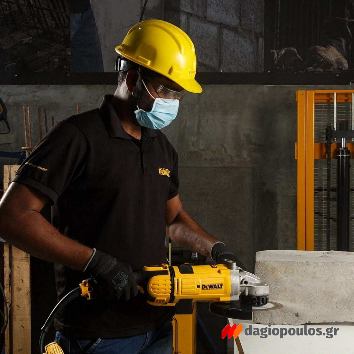 DeWalt DWE4559-QS Ηλεκτρικος ΓωνιακόςΤροχός Βαρέως Τύπου 230mm 2400W