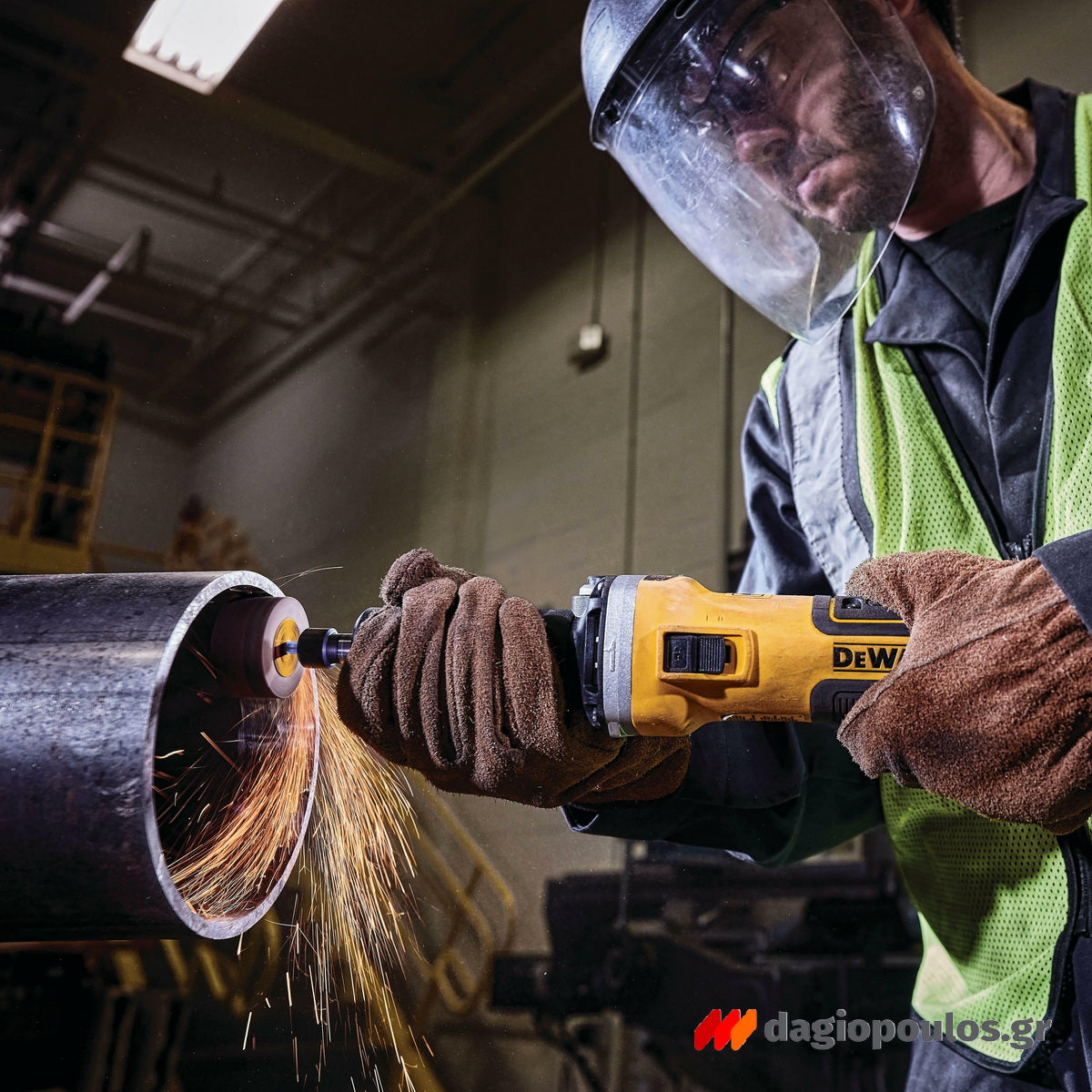 DeWalt DWE4884-QS Ηλεκτρικός Λειαντήρας Ευθύς 450W 6mm