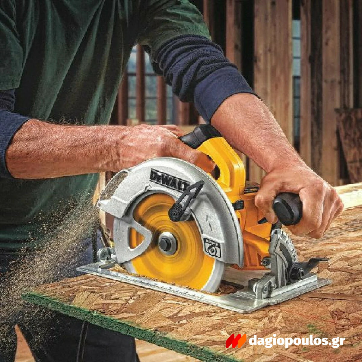 DeWalt DWE576K-QS Ηλεκτρικό Δισκοπρίονο 1600W 190mm