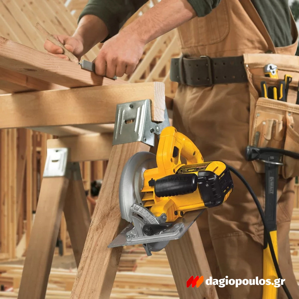 DeWalt DWE576K-QS Ηλεκτρικό Δισκοπρίονο 1600W 190mm