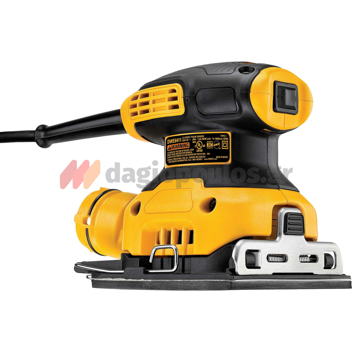 DeWalt DWE6411-QS Ηλεκτρικό Τριβείο Παλμικό Χούφτας 230W