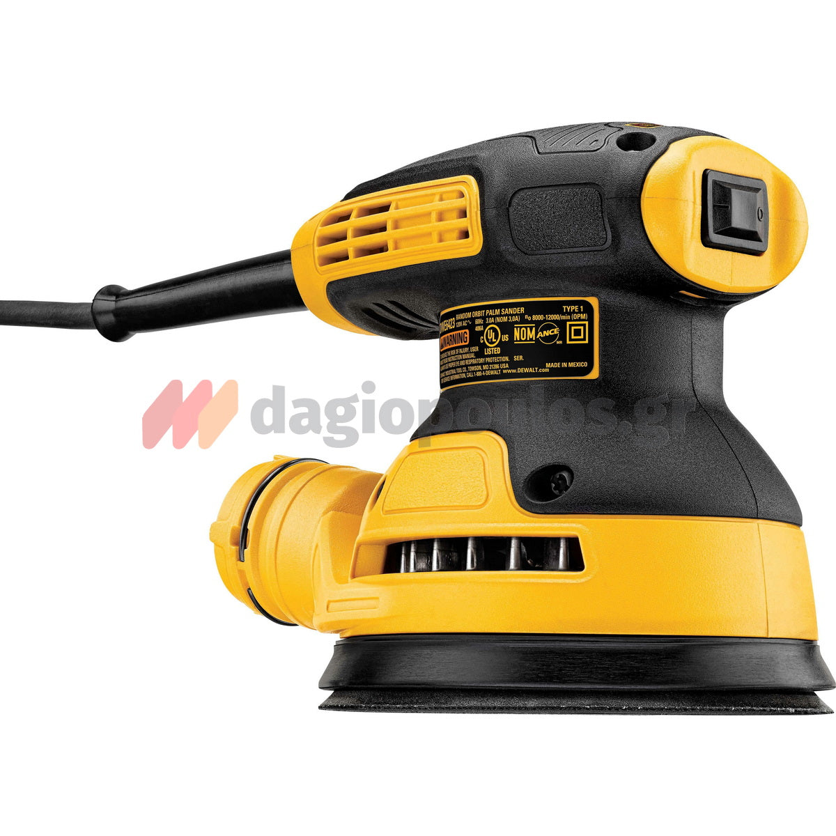 DeWalt DWE6423-QS Επαγγελματικό Ηλεκτρικό Τριβείο Έκκεντρο 280W 125mm