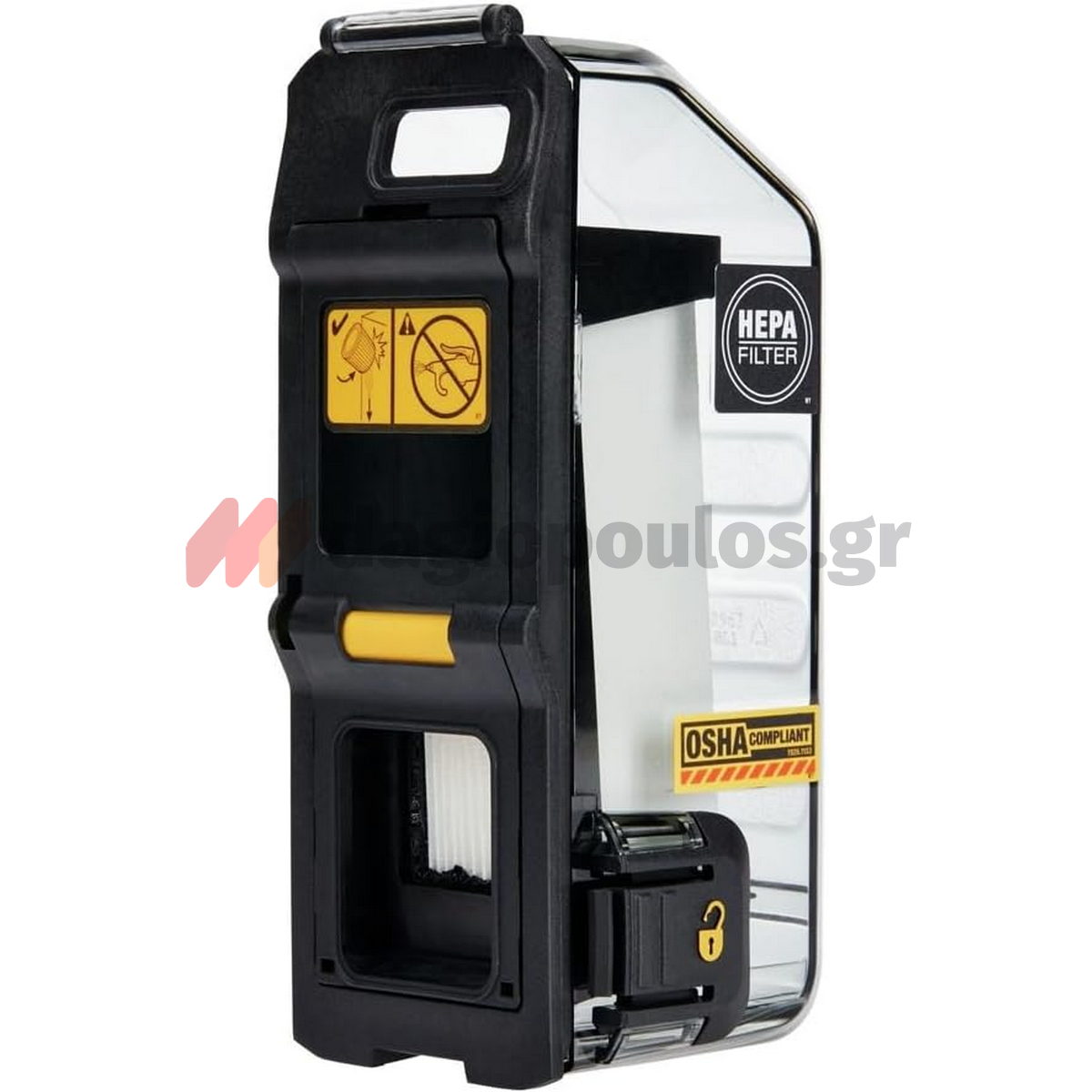 DeWalt DWH161N-XJ Brushless Αναρροφητήρας (Απορροφητήρας) - Εξαγωγέας Σκόνης Μπαταρίας Για Δράπανα SDS 18V Li-Ion SOLO