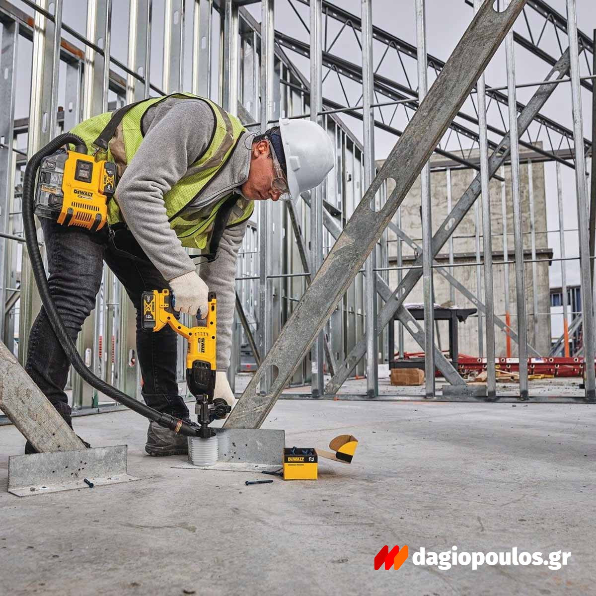 DeWalt DWH161N-XJ Brushless Αναρροφητήρας (Απορροφητήρας) - Εξαγωγέας Σκόνης Μπαταρίας Για Δράπανα SDS 18V Li-Ion SOLO