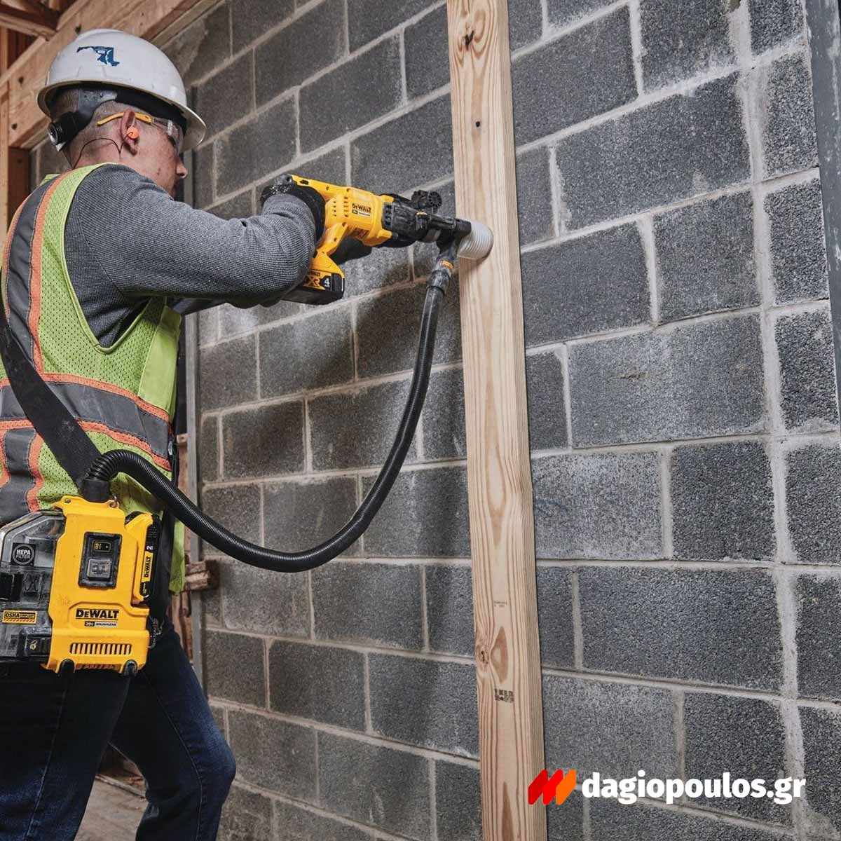 DeWalt DWH161N-XJ Brushless Αναρροφητήρας (Απορροφητήρας) - Εξαγωγέας Σκόνης Μπαταρίας Για Δράπανα SDS 18V Li-Ion SOLO