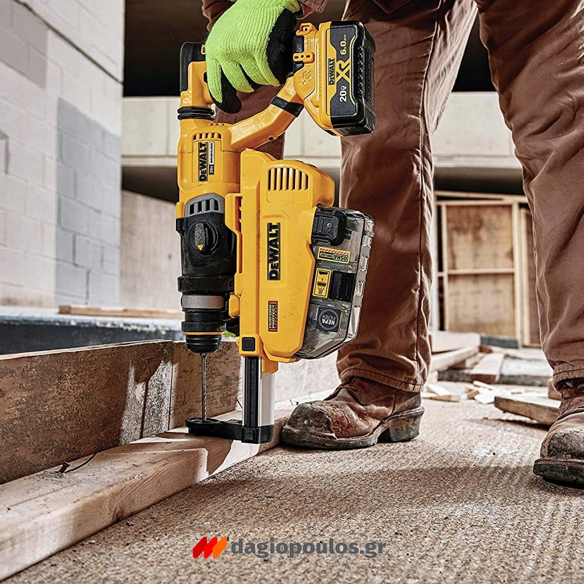 DeWalt DWH205DH-XJ Brushless Απορροφητήρας Σκόνης 18V Li-Ion SOLO