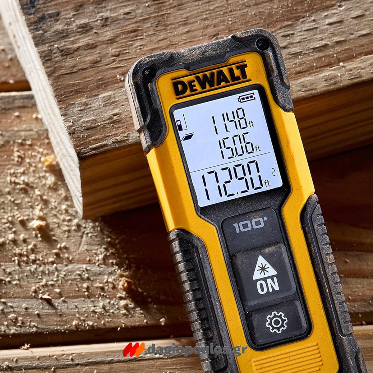 DeWalt DWHT77100-XJ Μετρητής Αποστάσεων Laser 3.0V 30mtr