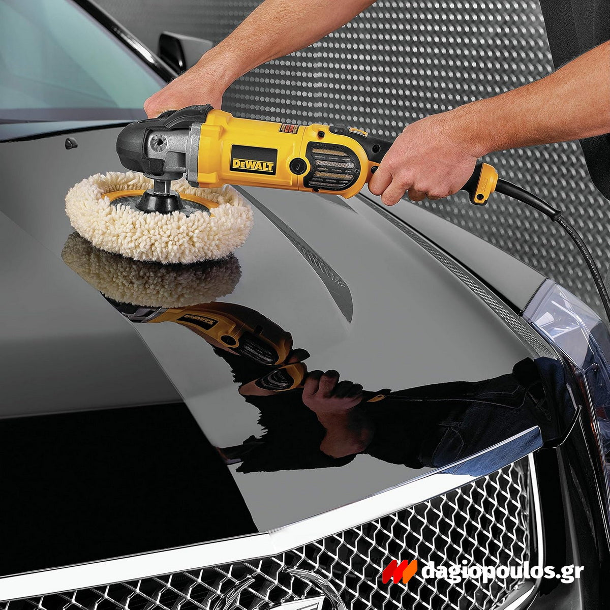 DeWalt DWP849X-QS Ηλεκτρικός Αλοιφαδόρος Στιλβωτής 1250W 230mm