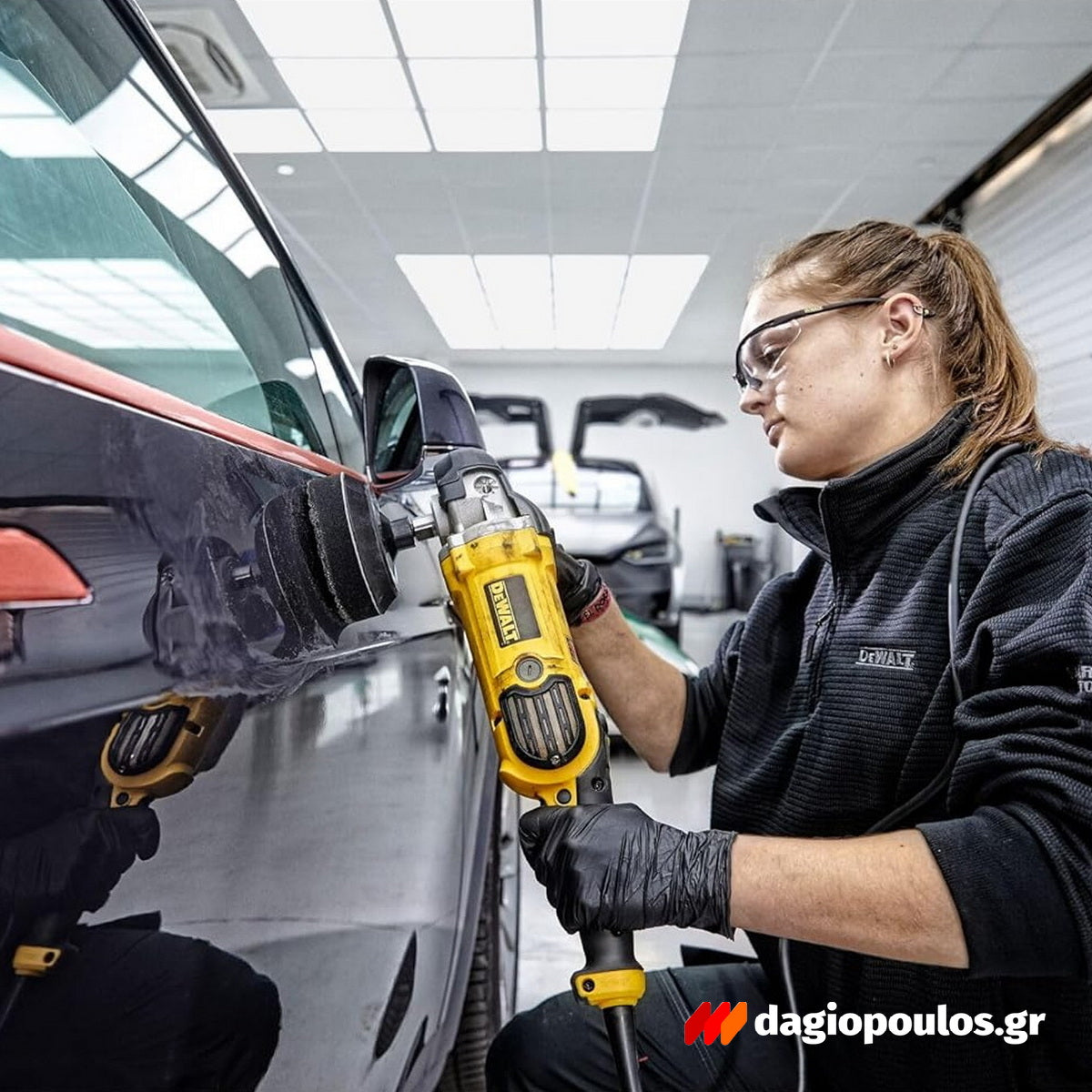 DeWalt DWP849X-QS Ηλεκτρικός Αλοιφαδόρος Στιλβωτής 1250W 230mm