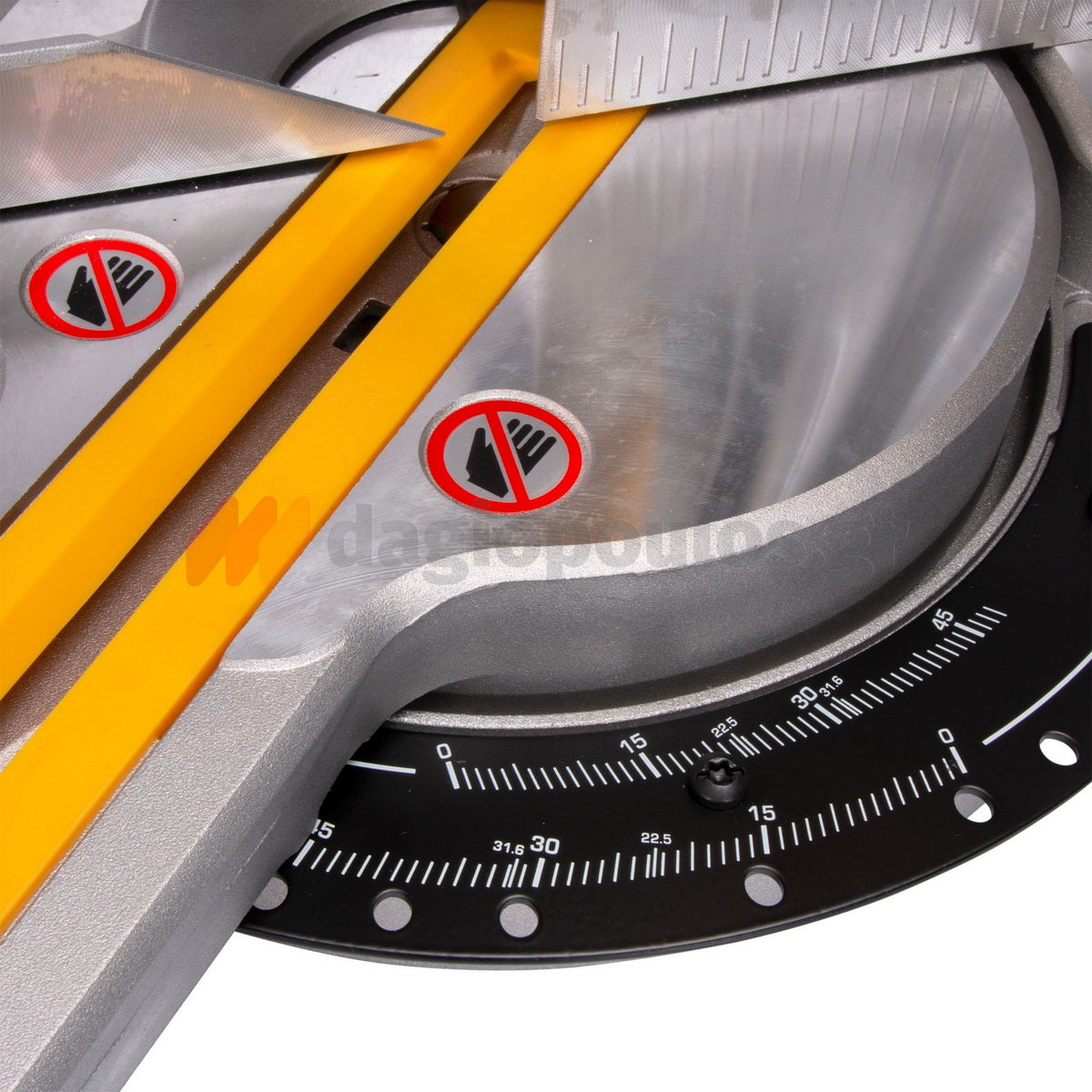 DeWalt DWS774-QS Ηλεκτρικό Δισκοπρίονο Πάγκου 1400W 216mm