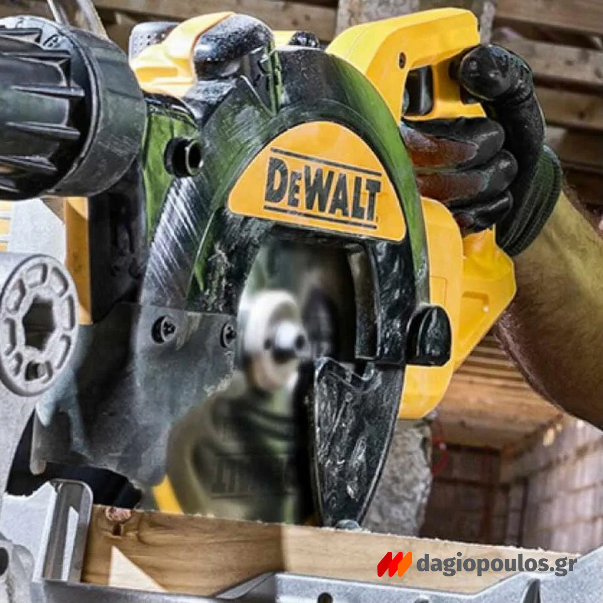 DeWalt DWS774-QS Ηλεκτρικό Δισκοπρίονο Πάγκου 1400W 216mm