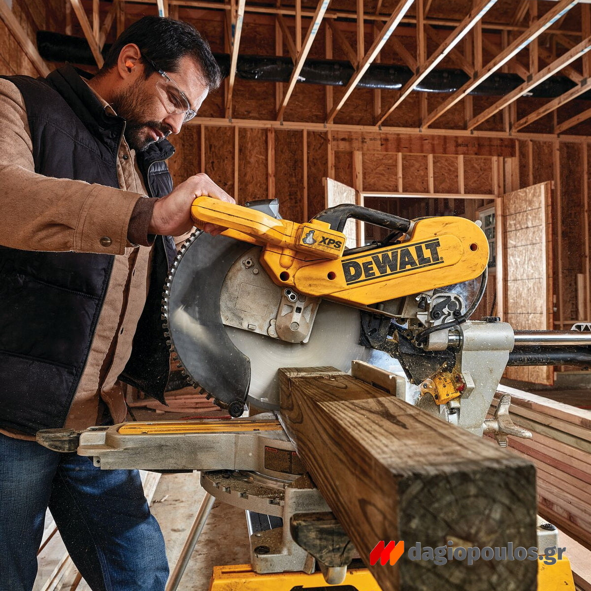 DeWalt DWS780-QS Ηλεκτρικό Φαλτσοπρίονο 305mm