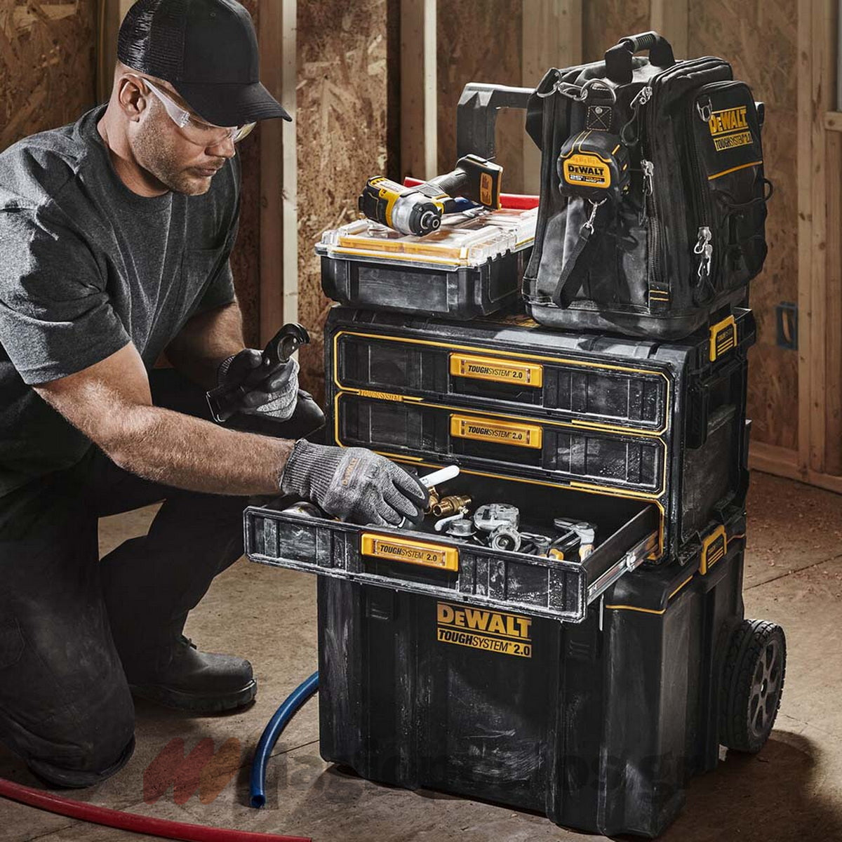 DeWalt DWST08330-1 Εργαλειοθήκη Συρταριέρα Με Organiser Με 3 Συρτάρια Touch System 2.0