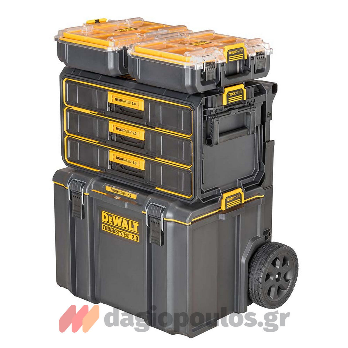 DeWalt DWST08330-1 Εργαλειοθήκη Συρταριέρα Με Organiser Με 3 Συρτάρια Touch System 2.0