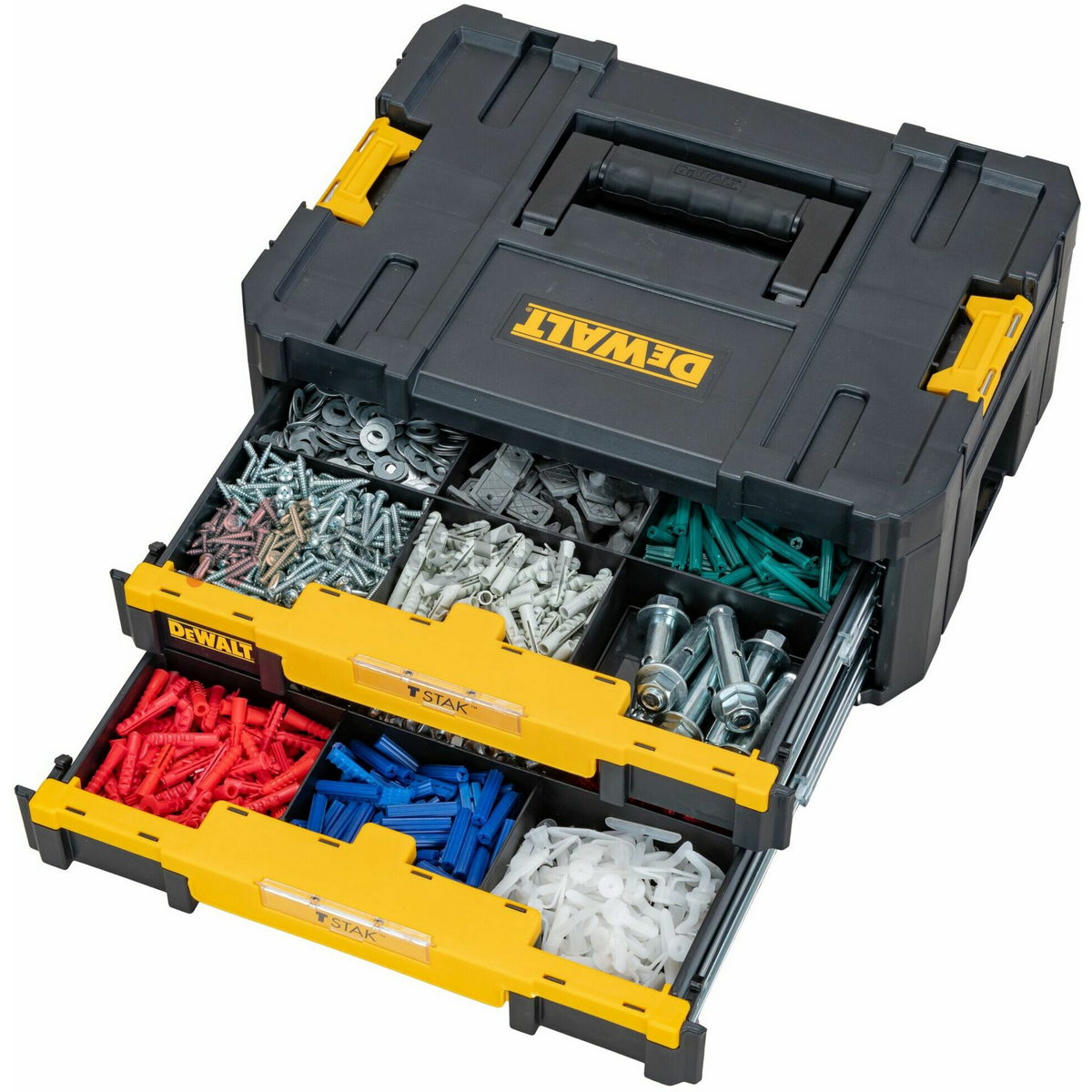 DeWalt DWST1-70706 T-Stak Εργαλειοθήκη Συρταριέρα Με Organiser Με 2 Συρτάρια