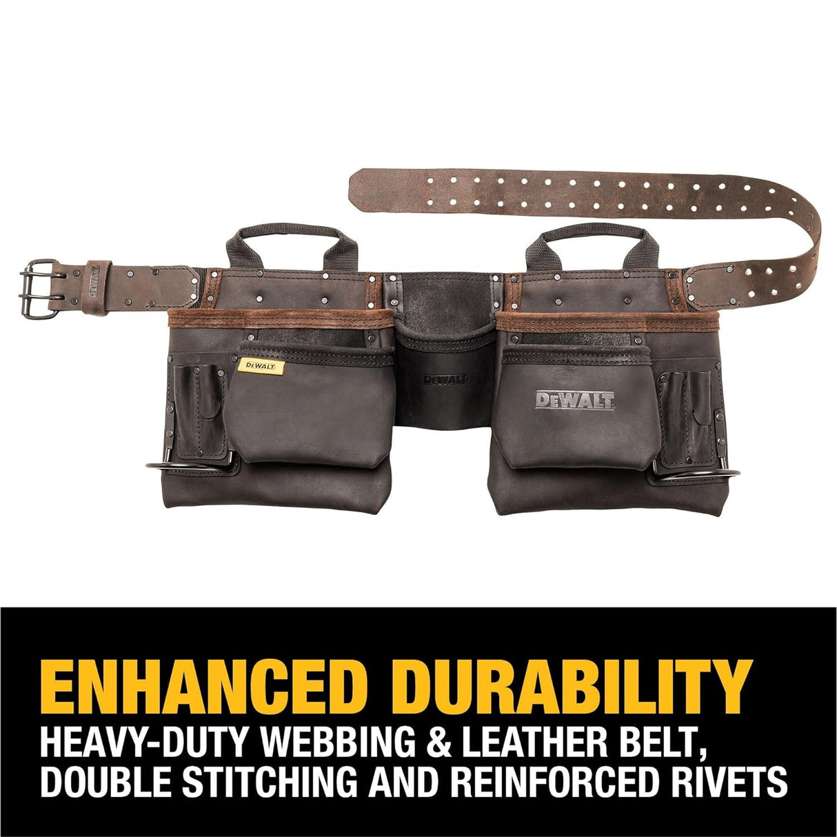 DeWalt DWST50112-1 PRO Εργαλειοθήκη Με Επαγγελματική Δερμάτινη Ζώνη Και 11 Θήκες