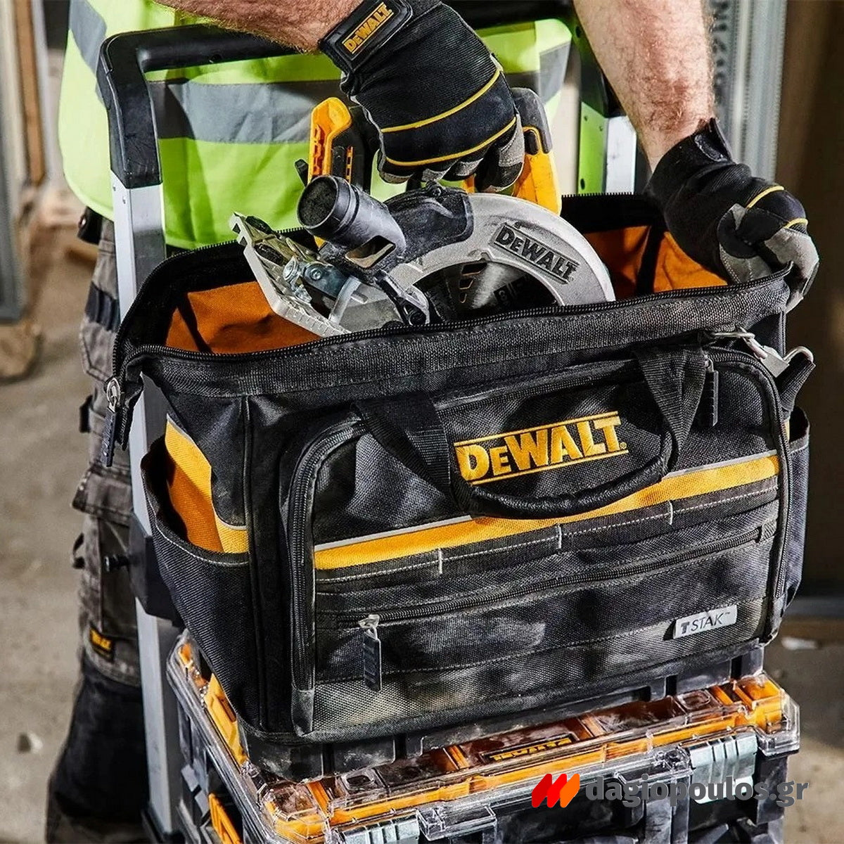 DeWalt DWST82991-1 Εργαλειοθήκη Υφασμάτινη Με 3 Θήκες T-STAK