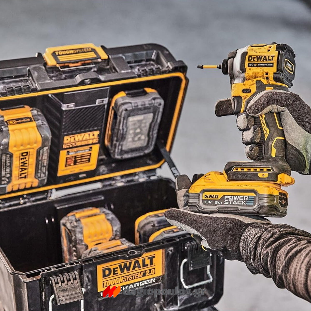DeWalt DWST83471-QS ToughSystem 2.0 Εργαλειοθήκη Φορτιστής 18/54V Tough System 2.0