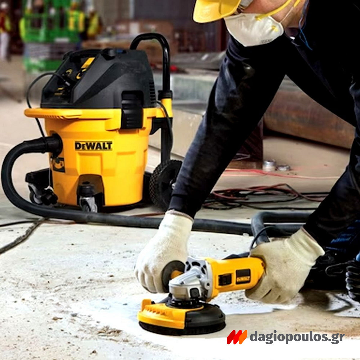 DeWalt DWV905M-QS Ηλεκτρική Σκούπα Υγρών - Στερεών 38Lt 1400W