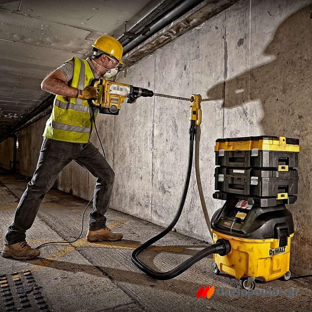 DeWalt DWV905M-QS Ηλεκτρική Σκούπα Υγρών - Στερεών 38Lt 1400W