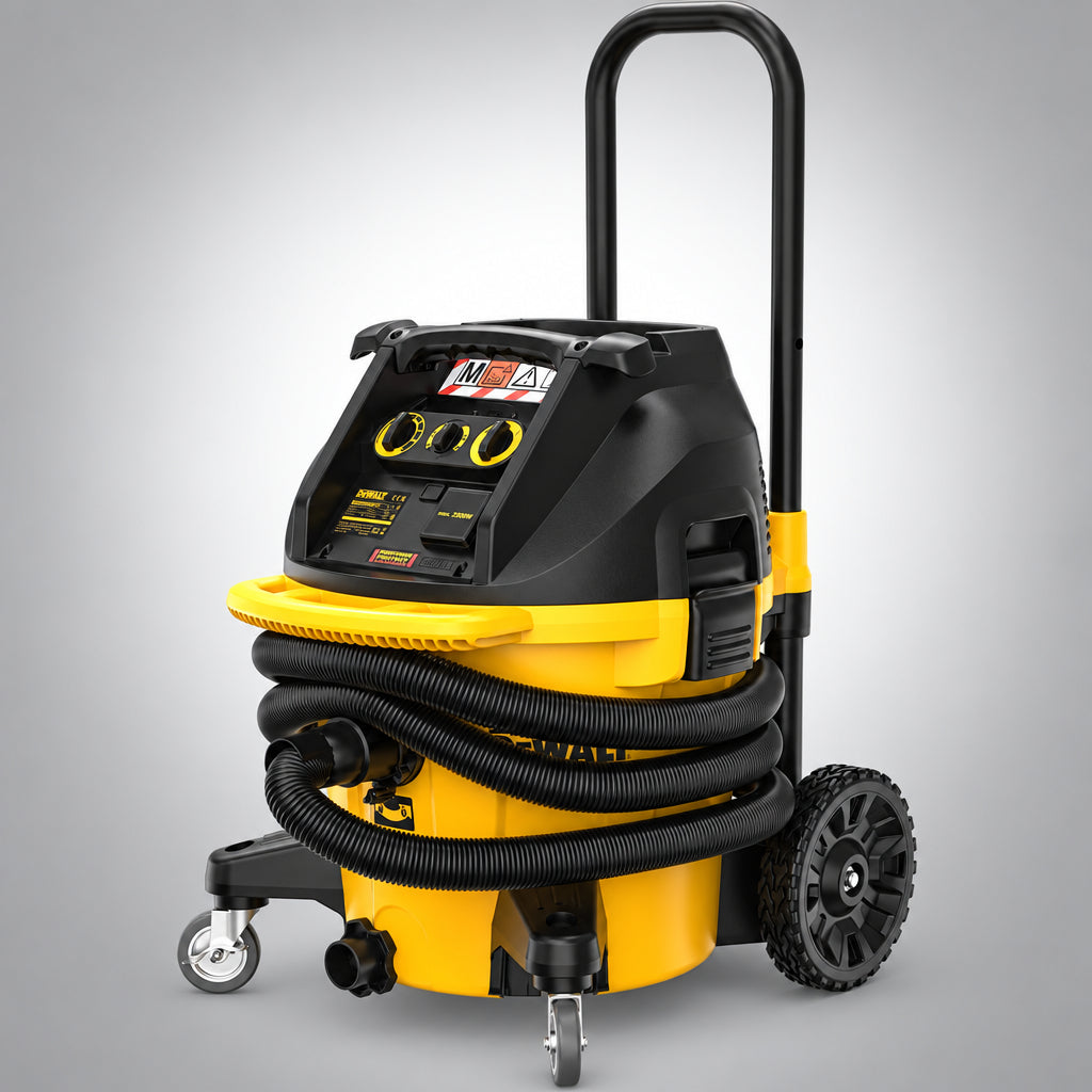 DeWalt DWV905M-QS Ηλεκτρική Σκούπα Υγρών / Στερεών 1400W Με Δοχείο 38Ltr