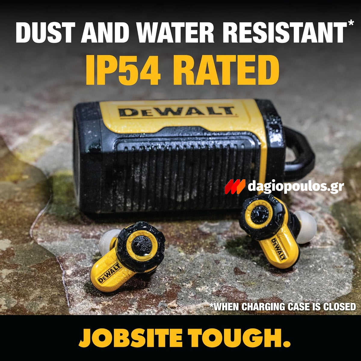 DeWalt DXMA190-2097-DWG Ασύρματα Ακουστικά Bluetooth PRO-X2 ANC