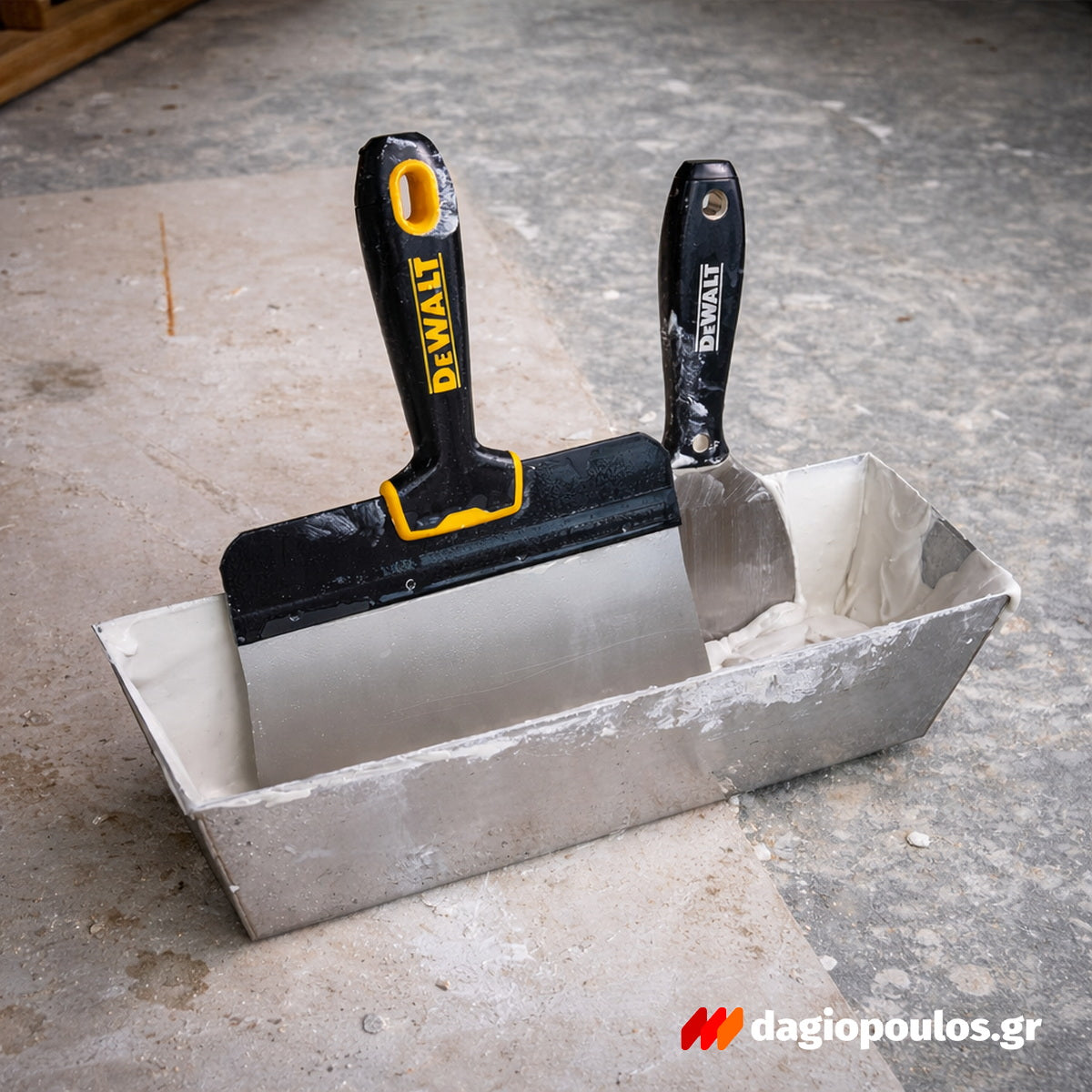 DeWalt DXTT-2-196 Stainless Steel Ανοξείδωτη Σπάτουλα Mε Μαλακή Λαβή 14" 356mm ΑΝΟΞΕΙΔΩΤΗ