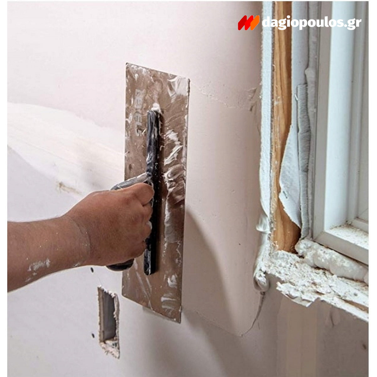 DeWalt Level5 4-993 Σπάτουλα Θερμοπρόσοψης Με Ξύλινη Λαβή & Δερμάτινη Επένδυση 0.4mm 16" 400mm