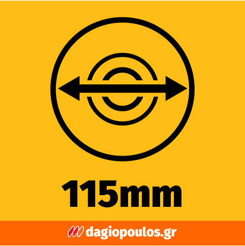 DeWalt DWE4056-QS Ηλεκτρικός Γωνιακός Τροχός 115mm 800W