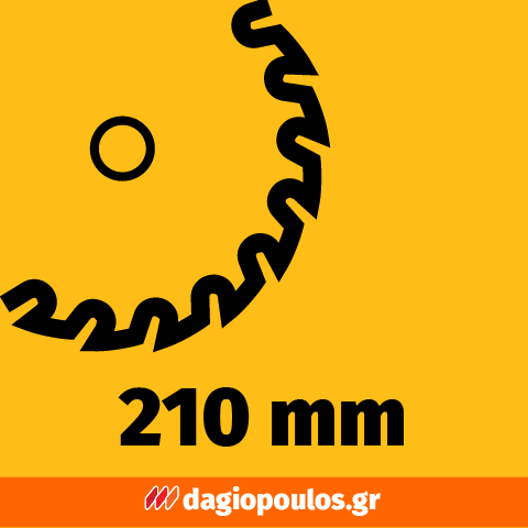 DeWalt DWE7485-QS Ηλεκτρικό Δισκοπρίονο Πάγκου 1850W 210mm