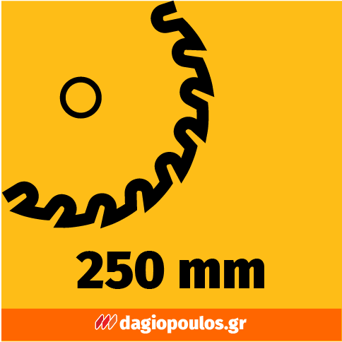 Dewalt DWE7492-QS Ηλεκτρικό Δισκοπρίονο Πάγκου 1800W 250mm