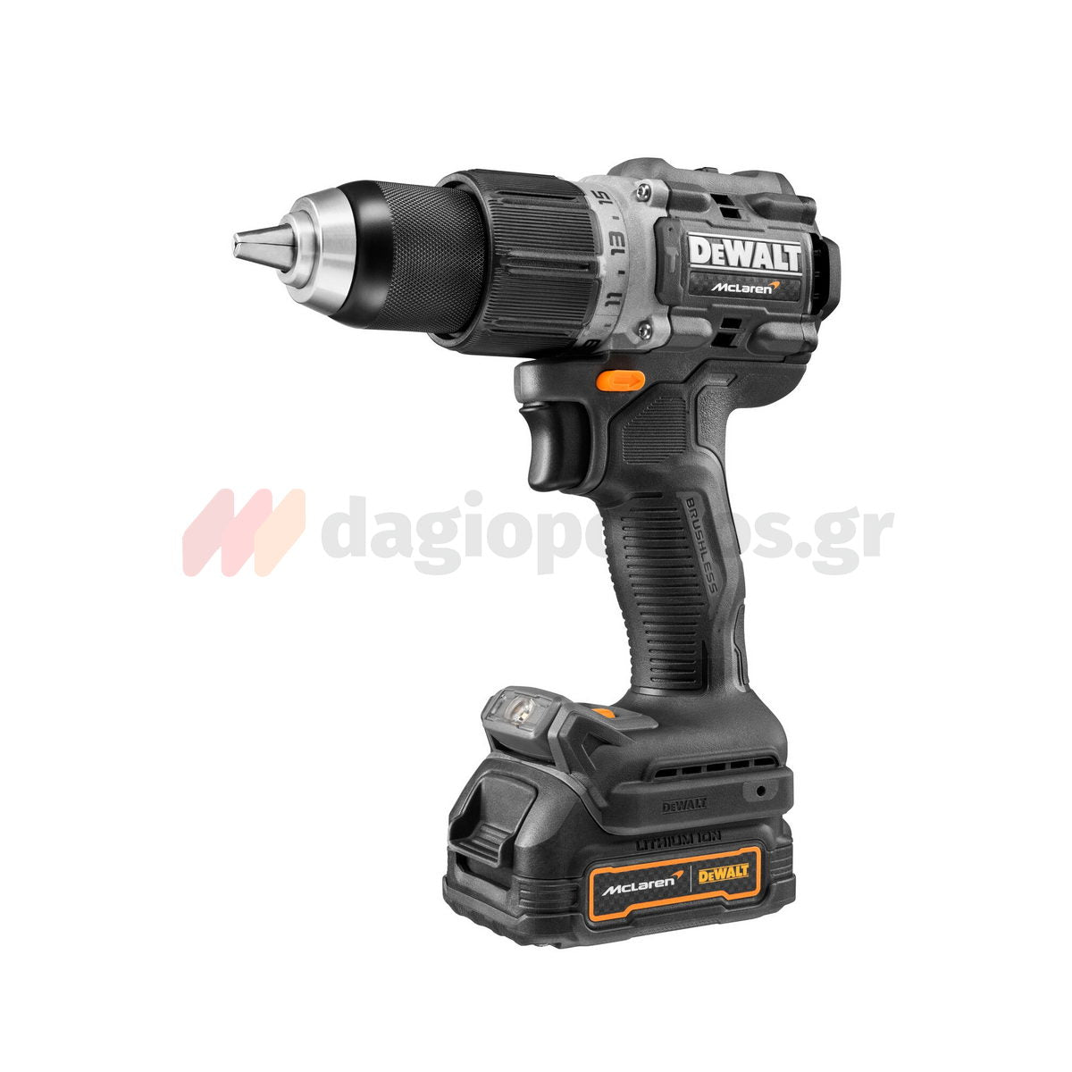 DeWalt McLaren DCD85ME2GT-QW Brushless Κρουστικό Δραπανοκατσάβιδο Μπαταρίας 18V Li-Ion Με 2 Μπαταρίες 1.7Ah & Βαλίτσα T-Stak ΣΥΛΛΕΚΤΙΚΟ