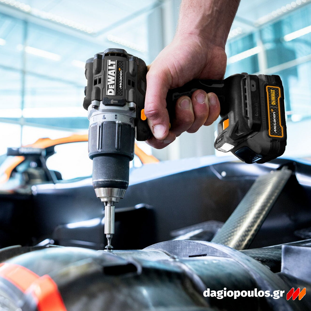 DeWalt McLaren DCD85ME2GT-QW Brushless Κρουστικό Δραπανοκατσάβιδο Μπαταρίας 18V Li-Ion Με 2 Μπαταρίες 1.7Ah & Βαλίτσα T-Stak ΣΥΛΛΕΚΤΙΚΟ
