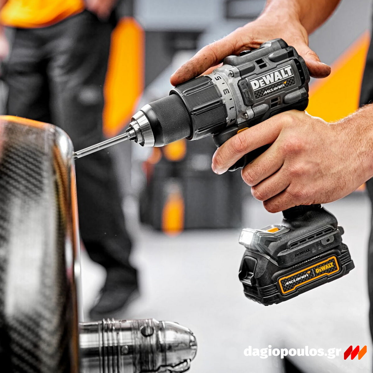 DeWalt McLaren DCD85ME2GT-QW Brushless Κρουστικό Δραπανοκατσάβιδο Μπαταρίας 18V Li-Ion Με 2 Μπαταρίες 1.7Ah & Βαλίτσα T-Stak ΣΥΛΛΕΚΤΙΚΟ