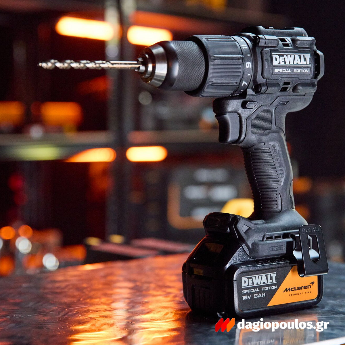 DeWalt McLaren DCD86MP2T-QW Κρουστικό Δραπανοκατσάβιδο 18V Li-Ion Με 2 Μπατ.5.0Ah - Βαλίτσα T-STAK