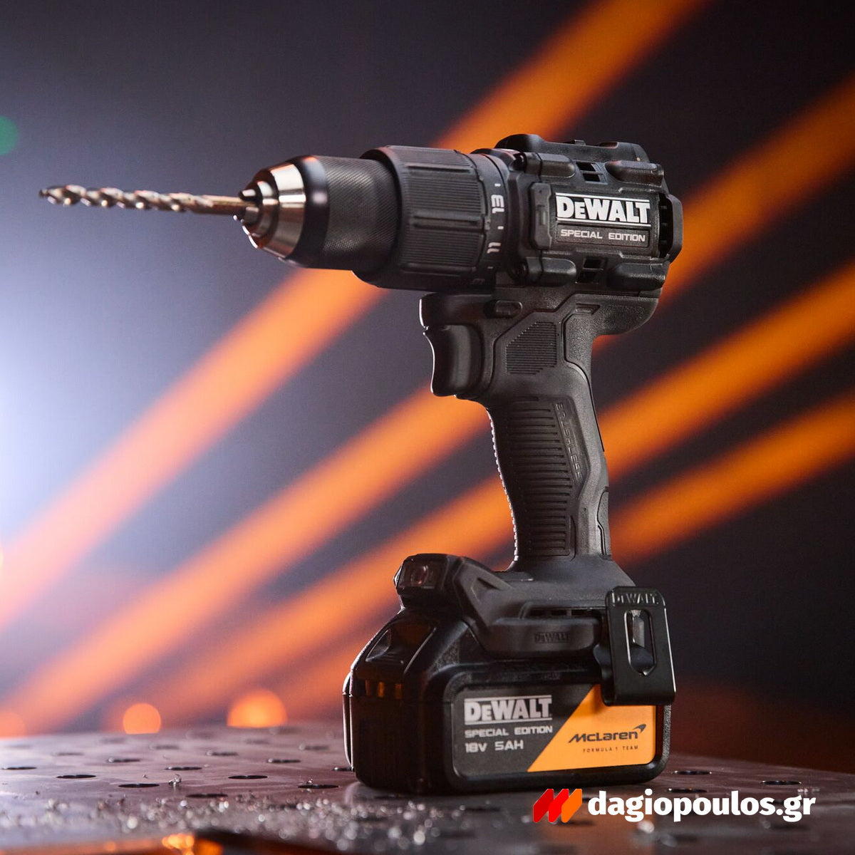 DeWalt McLaren DCD86MP2T-QW Κρουστικό Δραπανοκατσάβιδο 18V Li-Ion Με 2 Μπατ.5.0Ah - Βαλίτσα T-STAK