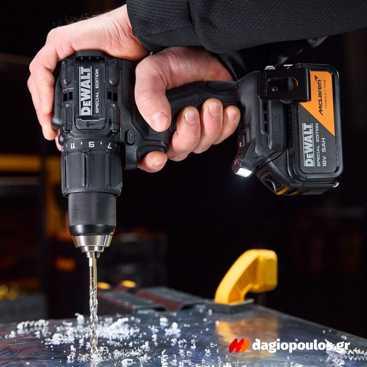DeWalt McLaren DCD86MP2T-QW Κρουστικό Δραπανοκατσάβιδο 18V Li-Ion Με 2 Μπατ.5.0Ah - Βαλίτσα T-STAK