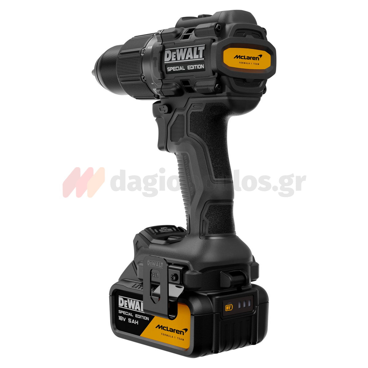 DeWalt McLaren DCD86MP2T-QW Κρουστικό Δραπανοκατσάβιδο 18V Li-Ion Με 2 Μπατ.5.0Ah - Βαλίτσα T-STAK