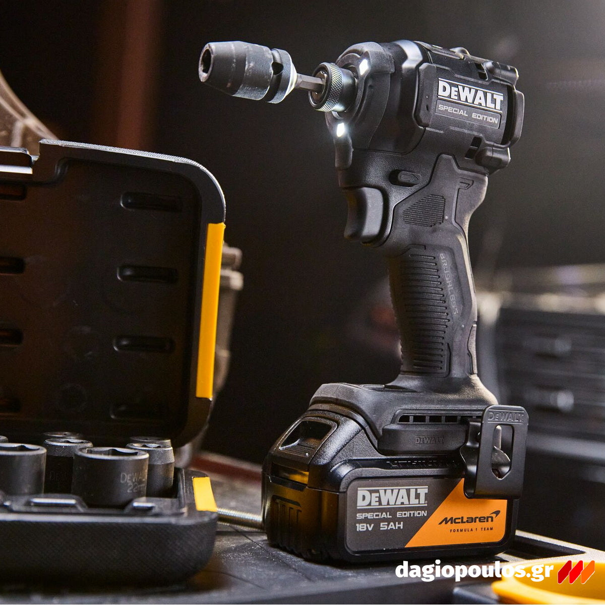 DeWalt McLaren DCF86MP2T-QW Brushless Παλμικό Κατσαβίδι 18V Li-Ion Με 2 Μπατ.5.0Ah-Βαλίτσα T-STAK