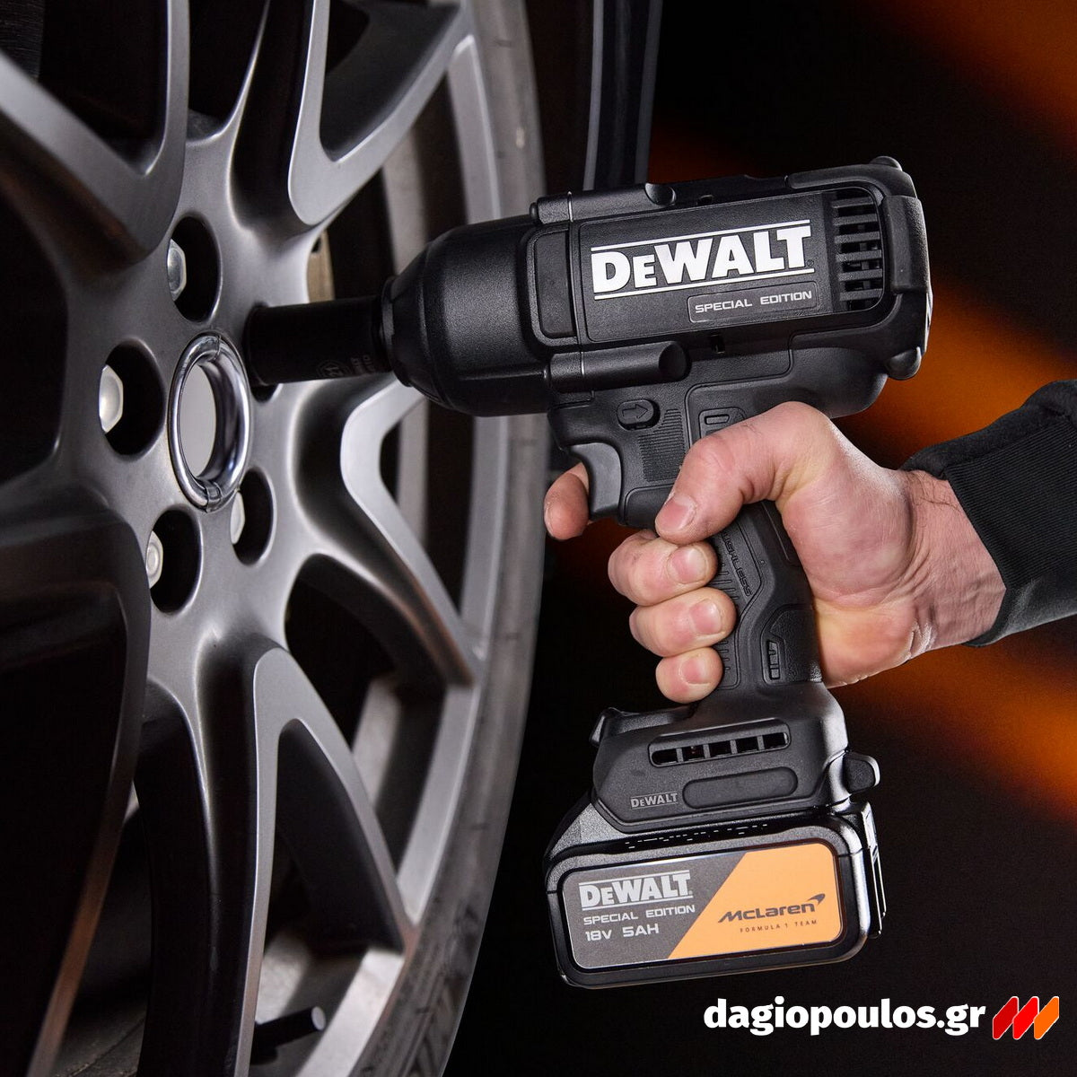 DeWalt McLaren DCF99MP2T-QW Brushless Μπουλονόκλειδο Μπαταρίας 1/2" 18V Li-Ion Με 2 Μπατ.5.0Ah - Βαλίτσα T-Stak