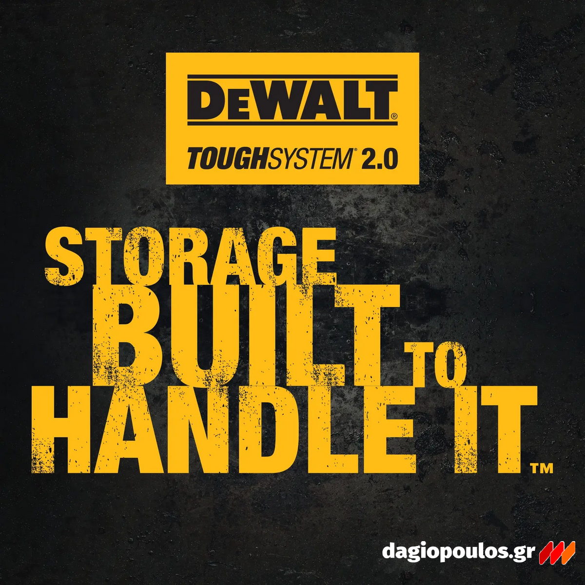 DeWalt DWST83294-1 Εργαλειοθήκη Μπαούλο Tough System DS300