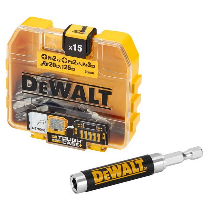 DeWalt 71511-QZ Μύτες Με Προέκταση Σε Θήκη Set 16 Τεμαχίων